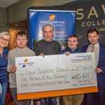 Sean Kelly Three Counties Cycle for Down Syndrome Limerick check presentation at the Savoy Hotel took p;ace February 15, 2024. Picture: Olena Oleksienko/ilovelimerick