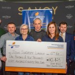 Sean Kelly Three Counties Cycle for Down Syndrome Limerick check presentation at the Savoy Hotel took p;ace February 15, 2024. Picture: Olena Oleksienko/ilovelimerick