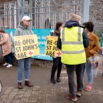 Mid-West Hospital Campaign ‘Drive to Save Lives’ highlights the ongoing health crisis in the region. A convoy of vehicles set off on Saturday, April 13 from Ennis, Nenagh, and Limerick city to mark the 15th anniversary of the closure of the region’s three A&Es. Picture: Adriana Trevizan/ilovelimerick