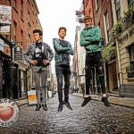 REPRO FREE 6/3/19. Pictured are Ireland's Young Filmmaker of the Year Awards 2019 finalists Milosh Hughes, 18 from Malahide, Sean Tracey, 14 from Wicklow, and Cal O'Driscoll, 16 from Dublin 7, at the Dublin regional heats of the Fresh Film Festival at the Irish Film Institute. Picture: Conor Owens/ilovelimerick.
