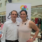 Davide Flahive, Supervalu and Emma Cross Ryan, Embody Fitness at the Embody Fitness Family Fun Event in Castletory Town Centre in aid of the Neonatal Unit in the University  Maternity Hospital Limerick on August 28, 2018. Pictures: Baoyan Zhang/ilovelimerick