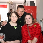 Pictured at the Ruby Sundays cafe for the EmployAbility Limerick's 'Time to Talk' day are Julian Stark, Marcel Coetzee and Amanda Clifford, A.B.C for Mental Health. Picture: Conor Owens/ilovelimerick.