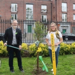 EmployAbility Limerick planted a Tree for Hope in People's Park alongside Dr. Eddie Murphy. Picture: Orla McLaughlin/ilovelimerick.