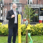 EmployAbility Limerick planted a Tree for Hope in People's Park alongside Dr. Eddie Murphy. Picture: Orla McLaughlin/ilovelimerick.