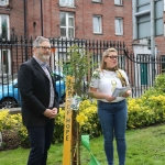 EmployAbility Limerick planted a Tree for Hope in People's Park alongside Dr. Eddie Murphy. Picture: Orla McLaughlin/ilovelimerick.