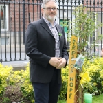 EmployAbility Limerick planted a Tree for Hope in People's Park alongside Dr. Eddie Murphy. Picture: Orla McLaughlin/ilovelimerick.