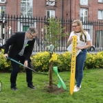 EmployAbility Limerick planted a Tree for Hope in People's Park alongside Dr. Eddie Murphy. Picture: Orla McLaughlin/ilovelimerick.