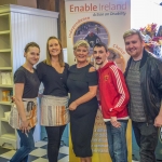 Pictured at the Enable ireland Coffee Morning in the Hook and Ladder were Joanna Ferenc, Aisling Ryan, Hook and Ladder, Ann Enright, Mikey O' Doherty and Killian Fitzgerald, Enable Ireland. Picture: Cian Reinhardt/ilovelimerick