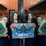 22.11.2016 REPRO FREE Christmas has come early for two Limerick students after they were named overall winners of the 2016 Limerick City Fairtrade Christmas Card Competition at a ceremony in The Savoy Hotel. Pictured at the ceremony were John the Baptist Community School in Hospital Special Prizewinners for card promoting Fairtrade, Ciara Nash and Anna O'Riordan. Picture: Alan Place Jessica Griffin, a first year student at John the Baptist Community School in Hospital and fifth class pupil Paul Reddan from Corpus Christi Primary School in Moyross were chosen ahead of hundreds of other local primary and secondary school students who took part. Picture: Alan Place