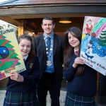 22.11.2016 REPRO FREE Christmas has come early for two Limerick students after they were named overall winners of the 2016 Limerick City Fairtrade Christmas Card Competition at a ceremony in The Savoy Hotel. Pictured at the ceremony were John the Baptist Community School in Hospital, Special Prizewinners for card promoting Fairtrade, Ciara Nash and Anna O'Riordan with Deputy Mayor Cllr. Frankie Daly. Picture: Alan Place Jessica Griffin, a first year student at John the Baptist Community School in Hospital and fifth class pupil Paul Reddan from Corpus Christi Primary School in Moyross were chosen ahead of hundreds of other local primary and secondary school students who took part. Picture: Alan Place