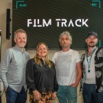 Film Track, a 3-day showcase of film screenings and talks celebrating independent filmmaking takes place in Limerick on August 23-25 , 2024 and was launched at Engine Limerick Friday, August 9, 2024.  ONE Film Track is run by Film in Limerick through Innovate Limerick, with WIRED FM, and in partnership with Limerick and Clare Education and Training Board, the National talent Academies, and the Belltable, Limerick. 
Pictured are Paul C. Ryan, Regional Film Manager at Film in Limerick, Rachael Power, Film & TV Crew Academy Manager at Innovate Limerick, Ray Burke from WIRED FM, and writer, director and producer Conor Hooper. Picture: Olena Oleksienko/ilovelimerick