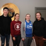 Pictured are Cian Mitchell, Castletroy, Sinead Peppard, Castletroy, Mariah Fogerty, Ballysheedy and Grainne Fitzgibbon, City Centre, at the Firewalk for Lola event in aid of ACT for Meningitis at the Greenhills Hotel. Picture: Orla McLaughlin/ilovelimerick.