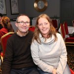 Pictured are Mike Burke, Annacotty, and Sharon Kiely, Thomondgate, at the Firewalk for Lola event in aid of ACT for Meningitis at the Greenhills Hotel. Picture: Orla McLaughlin/ilovelimerick.