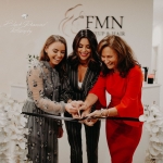 Fiona with Suzanne Jackson and Celia Holman Lee at the launch of FMN