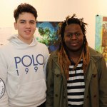 Luke Culhane, Castletroy and Nhlanhla Banda, St Johns Square pictured at the Belltable for the Limerick Munster Heats of Irelands Young Filmmaker of the Year 2020. Picture: Beth Pym/ilovelimerick