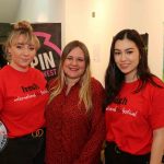 Alex Moloney, Ennis Road, Rachael Power, Annacotty, Maeve Yee, Castletroy pictured at the Belltable for the Limerick Heats of Irelands Young Filmmaker of the Year 2020. Picture: Beth Pym/ilovelimerick