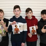 Jack Haworth, Childers Road, Sean Neville, Ballyneety, Eoin Callahan, Murroe and Luke Phelan, Newport pictured at the Belltable for the Limerick Munster Heats of Irelands Young Filmmaker of the Year 2020. Picture: Beth Pym/ilovelimerick