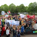 Pictured at the Limerick Fridays for Future strike in Arthurs Key Park as part of the Global Strike for Climate. Picture: Orla McLaughlin/ilovelimerick.