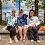 The FTD Brothers came to Arthurs Quay Park Limerick on Saturday, May 16 as part of 33 marathons in 33 days. Limerick Dementia Social club came to meet the brothers and cheer them on. Picture: Olena Oleksienko/ilovelimerick