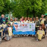 The FTD Brothers came to Arthurs Quay Park Limerick on Saturday, May 16 as part of 33 marathons in 33 days. Limerick Dementia Social club came to meet the brothers and cheer them on. Picture: Olena Oleksienko/ilovelimerick