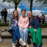 The FTD Brothers came to Arthurs Quay Park Limerick on Saturday, May 16 as part of 33 marathons in 33 days. Limerick Dementia Social club came to meet the brothers and cheer them on. Picture: Olena Oleksienko/ilovelimerick