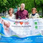 The FTD Brothers came to Arthurs Quay Park Limerick on Saturday, May 16 as part of 33 marathons in 33 days. Limerick Dementia Social club came to meet the brothers and cheer them on. Picture: Olena Oleksienko/ilovelimerick