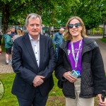 The FTD Brothers came to Arthurs Quay Park Limerick on Saturday, May 16 as part of 33 marathons in 33 days. Limerick Dementia Social club came to meet the brothers and cheer them on. Picture: Olena Oleksienko/ilovelimerick