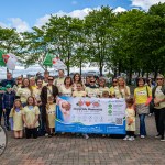 The FTD Brothers came to Arthurs Quay Park Limerick on Saturday, May 16 as part of 33 marathons in 33 days. Limerick Dementia Social club came to meet the brothers and cheer them on. Picture: Olena Oleksienko/ilovelimerick