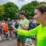 The FTD Brothers came to Arthurs Quay Park Limerick on Saturday, May 16 as part of 33 marathons in 33 days. Limerick Dementia Social club came to meet the brothers and cheer them on. Picture: Olena Oleksienko/ilovelimerick