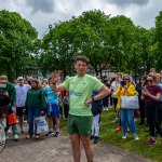The FTD Brothers came to Arthurs Quay Park Limerick on Saturday, May 16 as part of 33 marathons in 33 days. Limerick Dementia Social club came to meet the brothers and cheer them on. Picture: Olena Oleksienko/ilovelimerick