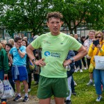 The FTD Brothers came to Arthurs Quay Park Limerick on Saturday, May 16 as part of 33 marathons in 33 days. Limerick Dementia Social club came to meet the brothers and cheer them on. Picture: Olena Oleksienko/ilovelimerick