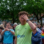 The FTD Brothers came to Arthurs Quay Park Limerick on Saturday, May 16 as part of 33 marathons in 33 days. Limerick Dementia Social club came to meet the brothers and cheer them on. Picture: Olena Oleksienko/ilovelimerick