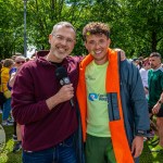 The FTD Brothers came to Arthurs Quay Park Limerick on Saturday, May 16 as part of 33 marathons in 33 days. Limerick Dementia Social club came to meet the brothers and cheer them on. Picture: Olena Oleksienko/ilovelimerick