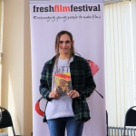 Pictured at the Galway regional heats for Ireland's Young Filmmaker of the Year Awards 2019 at the Town Hall Theatre is finalist Ciara Nursimhulu, 18 from Longford for her film 'Perspective in Time'. Picture: Conor Owens/ilovelimerick.