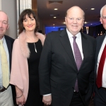 Pictured here is Alan Kavanagh, Ellen O'Mahony, Michael Noonan, minister for health and Dave Sheehan, an garda siochana  at The Strand Hotel. Friday, February 23, 2018. Picture: Sophie Goodwin/ilovelimerick