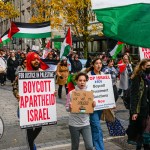 Gaza Humanitarian Crisis protest took place in Limerick on Saturday, November 11, 2023. Picture: Olena Oleksienko/ilovelimerick