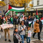 Gaza Humanitarian Crisis protest took place in Limerick on Saturday, November 11, 2023. Picture: Olena Oleksienko/ilovelimerick