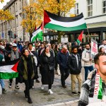 Gaza Humanitarian Crisis protest took place in Limerick on Saturday, November 11, 2023. Picture: Olena Oleksienko/ilovelimerick