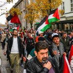 Gaza Humanitarian Crisis protest took place in Limerick on Saturday, November 11, 2023. Picture: Olena Oleksienko/ilovelimerick