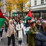 Gaza Humanitarian Crisis protest took place in Limerick on Saturday, November 11, 2023. Picture: Olena Oleksienko/ilovelimerick