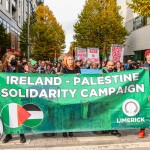 Gaza Humanitarian Crisis protest took place in Limerick on Saturday, November 11, 2023. Picture: Olena Oleksienko/ilovelimerick