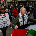 Gaza Humanitarian Crisis protest took place in Limerick on Saturday, November 11, 2023. Picture: Olena Oleksienko/ilovelimerick