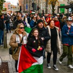 Gaza Humanitarian Crisis protest took place in Limerick on Saturday, November 11, 2023. Picture: Olena Oleksienko/ilovelimerick