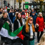 Gaza Humanitarian Crisis protest took place in Limerick on Saturday, November 11, 2023. Picture: Olena Oleksienko/ilovelimerick