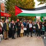 Gaza Humanitarian Crisis protest took place in Limerick on Saturday, November 11, 2023. Picture: Olena Oleksienko/ilovelimerick