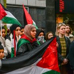 Gaza Humanitarian Crisis protest took place in Limerick on Saturday, November 11, 2023. Picture: Olena Oleksienko/ilovelimerick