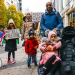 Gaza Humanitarian Crisis protest took place in Limerick on Saturday, November 11, 2023. Picture: Olena Oleksienko/ilovelimerick