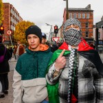 Gaza Humanitarian Crisis protest took place in Limerick on Saturday, November 11, 2023. Picture: Olena Oleksienko/ilovelimerick