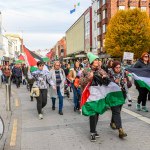 Gaza Humanitarian Crisis protest took place in Limerick on Saturday, November 11, 2023. Picture: Olena Oleksienko/ilovelimerick