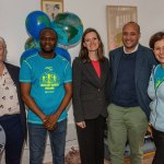 The Global Solidarity Run was launched on Friday, October 18, 2024 at Narrative 4 Limerick. Picture: Olena Oleksienko/ilovelimerick